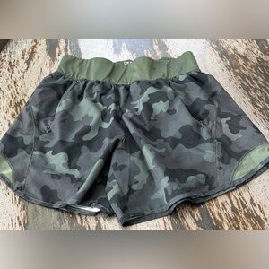 Tek Gear Olive Green Camouflage Athletic Shorts